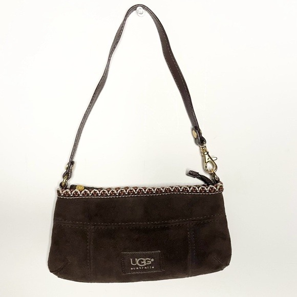 Ugg Australia Shoulder Mimi Purse with Strap Zipper closure Authentic - Picture 2 of 5